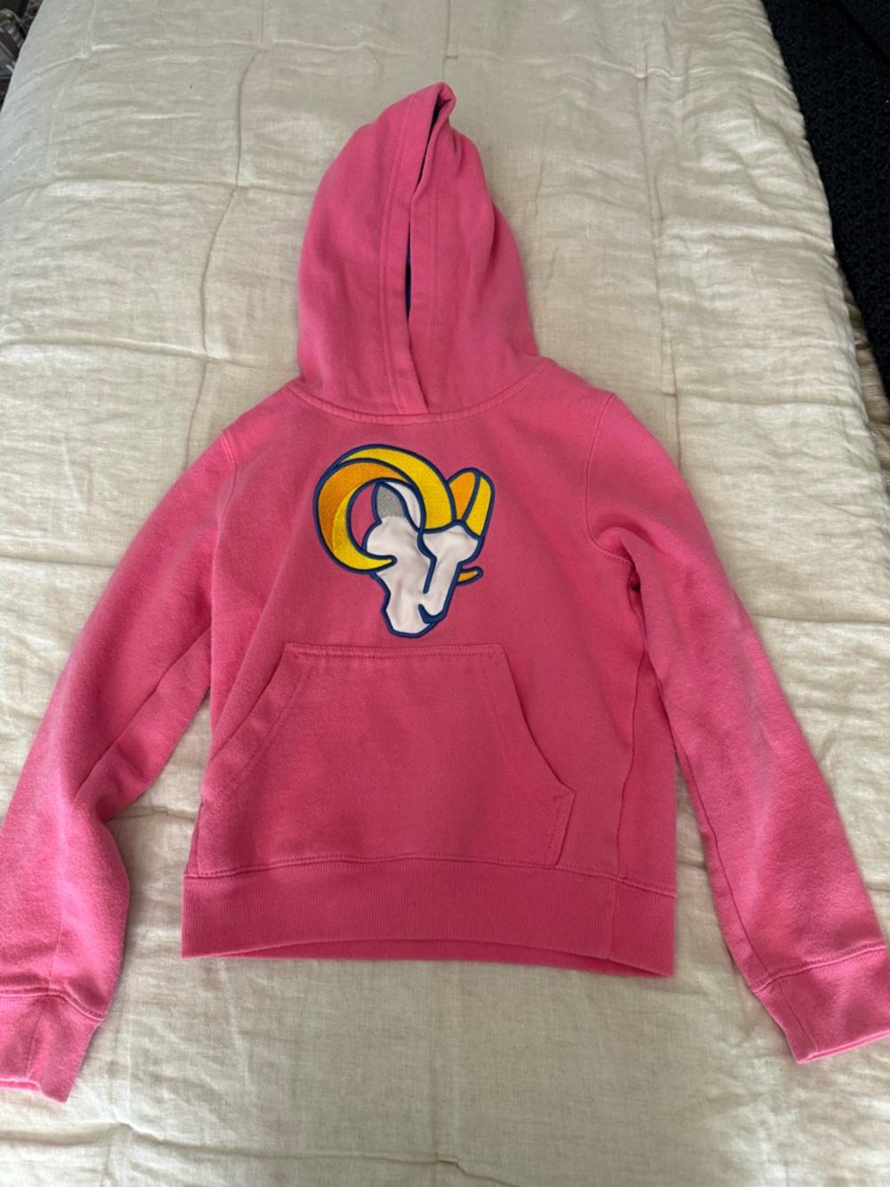 NFL Rams girls hoodie-pink